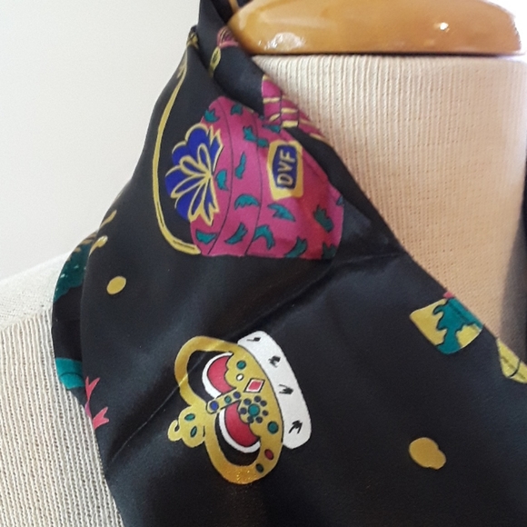 Vintage Diane Von Furstenburg DVF scarf NWT - Picture 2 of 8